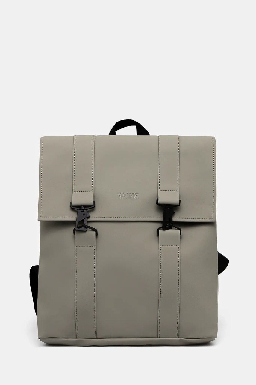 Rains rucsac MSN Bag W3 culoarea verde, mare, uni, 13300