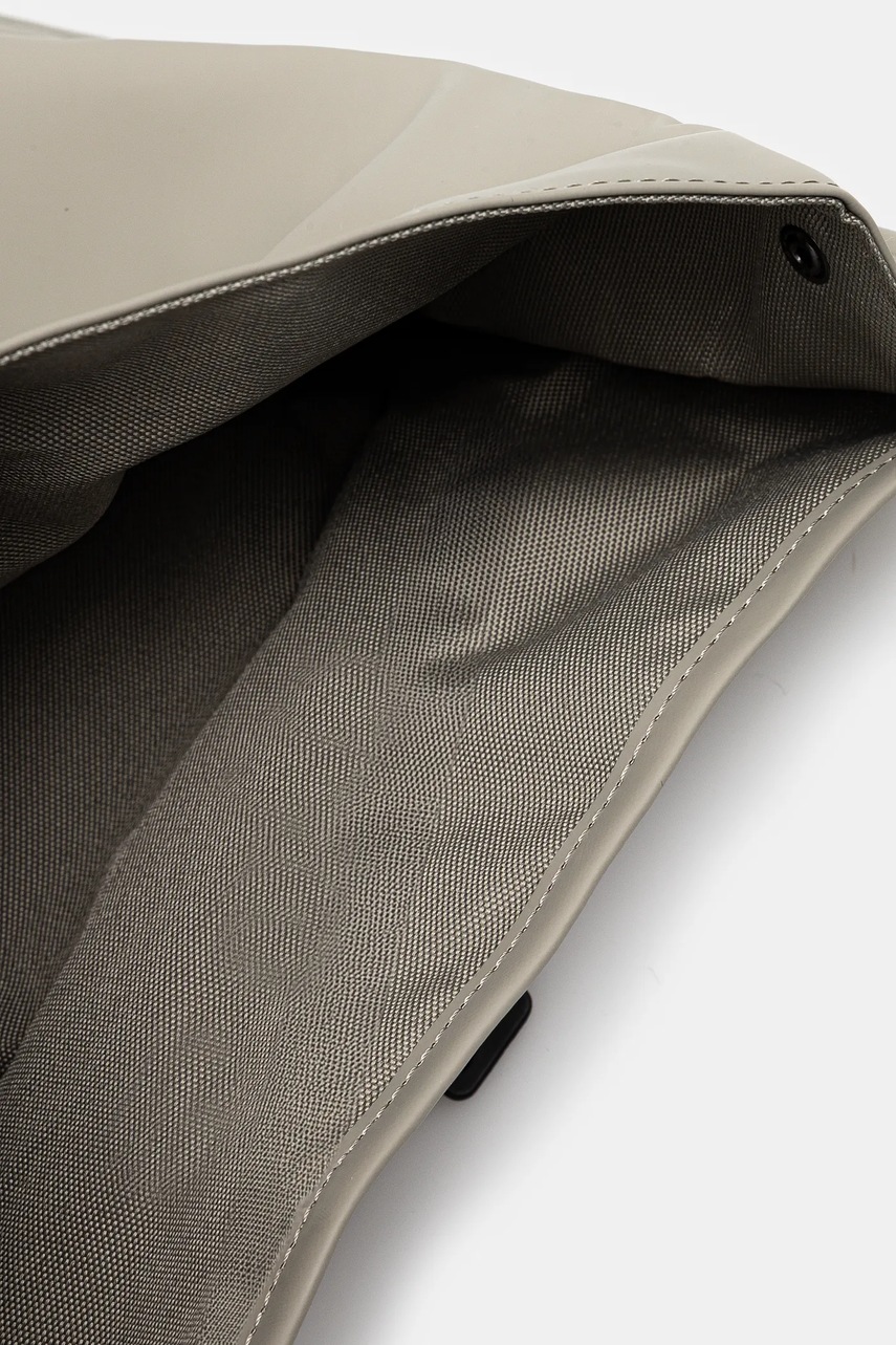 Σακίδιο πλάτης Rains Rolltop Rucksack W3 χρώμα: πράσινο, 13320 φωτογραφία