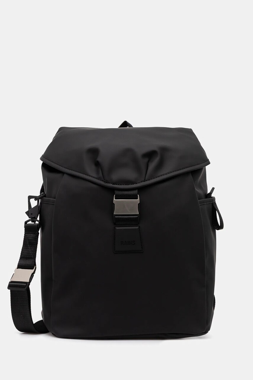 Rains rucsac Valera Bucket Backpack W3 culoarea negru, mare, uni, 14840