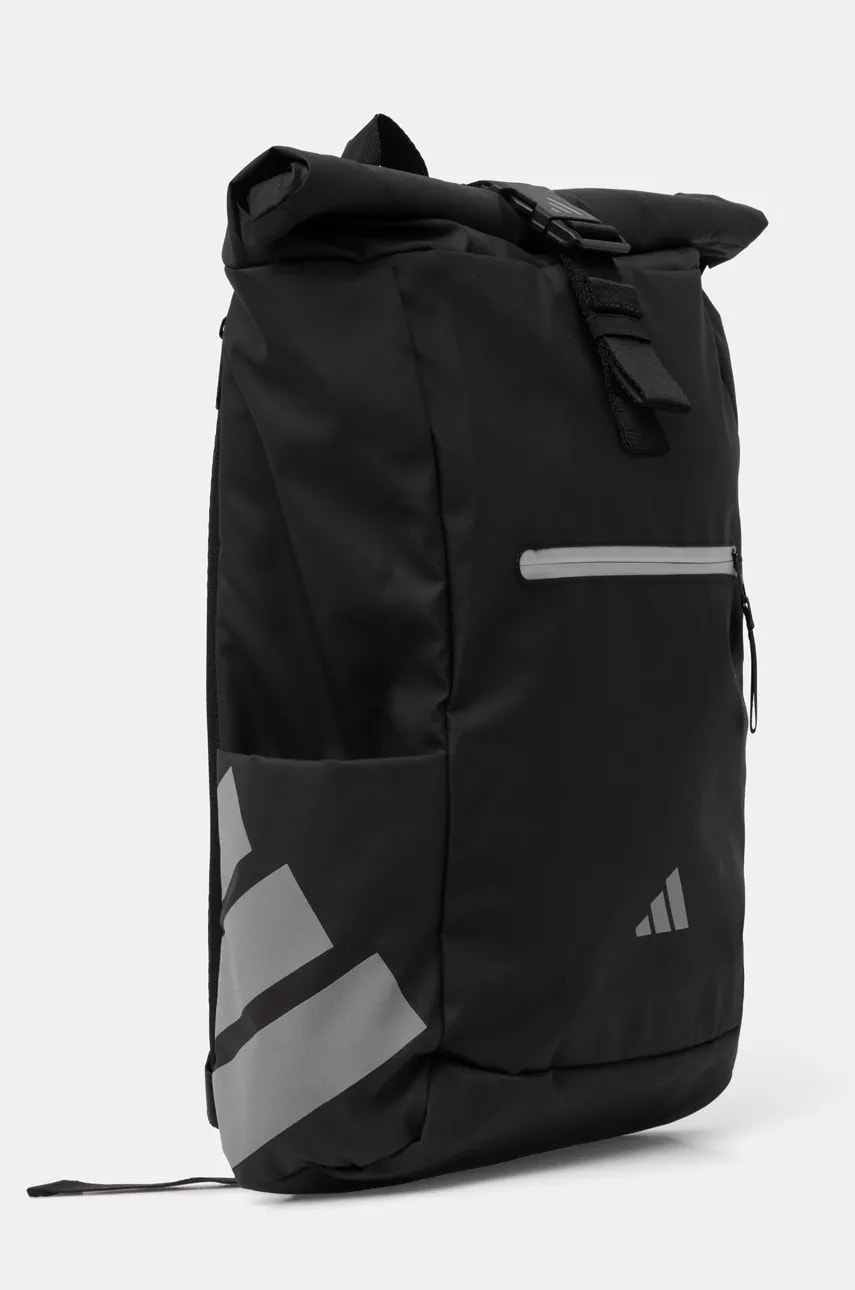Рюкзак adidas CLSC BTU ROLL цвет чёрный большой однотонный JD9565 Рюкзак adidas CLSC BTU ROLL цвет чёрный большой однотонный JD9565