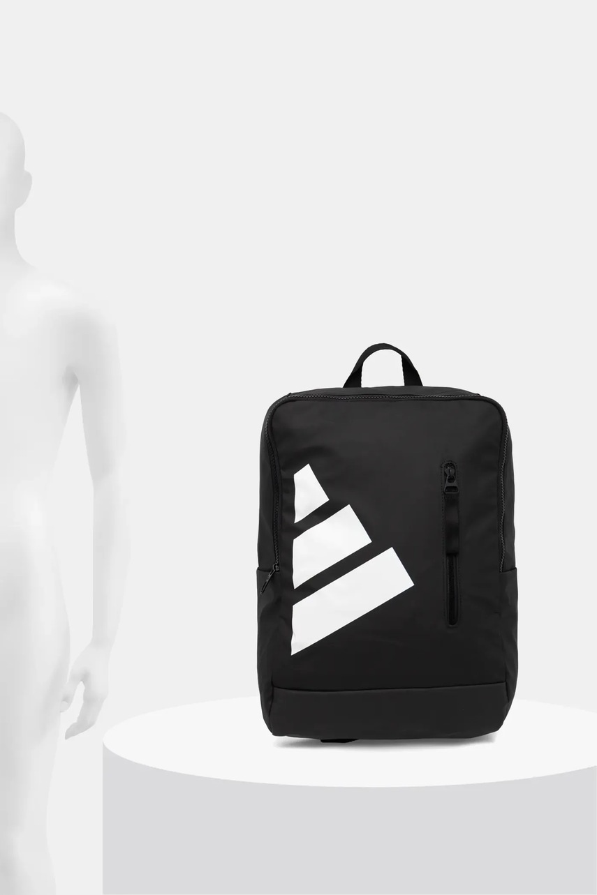 Σακίδιο πλάτης adidas CLSC BTU BOXY χρώμα: μαύρο, JD9566 φωτογραφία