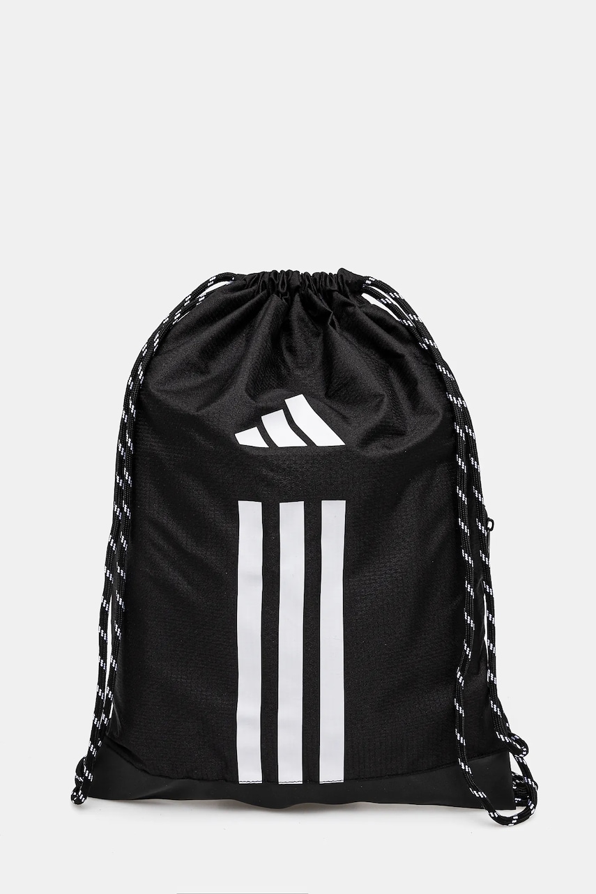 adidas Performance sac Essentials 3S culoarea negru, cu imprimeu, JE3217 adidas Performance sac Essentials 3S culoarea negru, cu imprimeu, JE3217