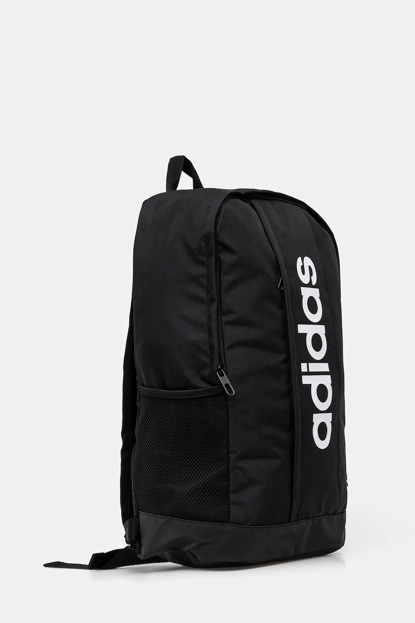 Рюкзак adidas LINEAR BACKPACK цвет чёрный большой с принтом JD9556 Рюкзак adidas LINEAR BACKPACK цвет чёрный большой с принтом JD9556