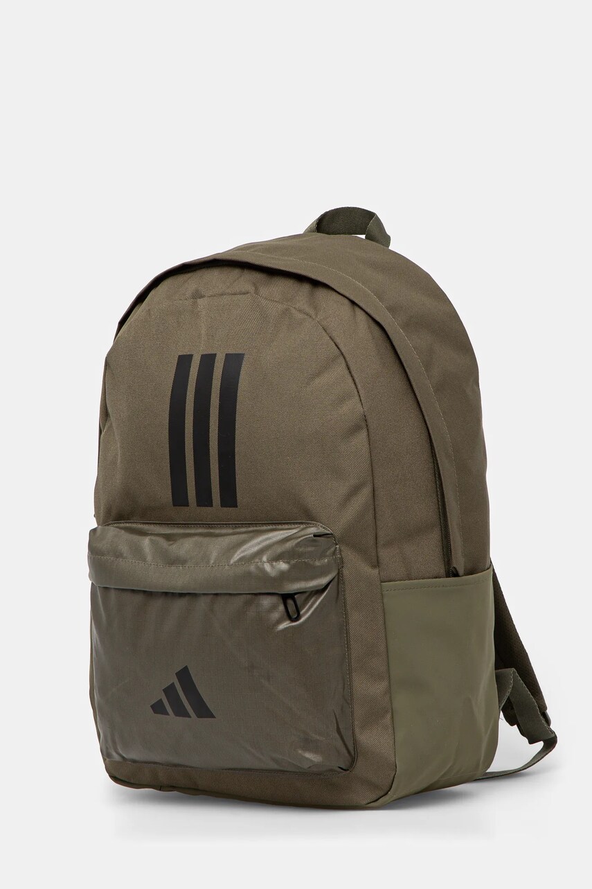 Рюкзак adidas CLSC BARS 3S цвет зелёный большой с принтом IS7042 Рюкзак adidas CLSC BARS 3S цвет зелёный большой с принтом IS7042