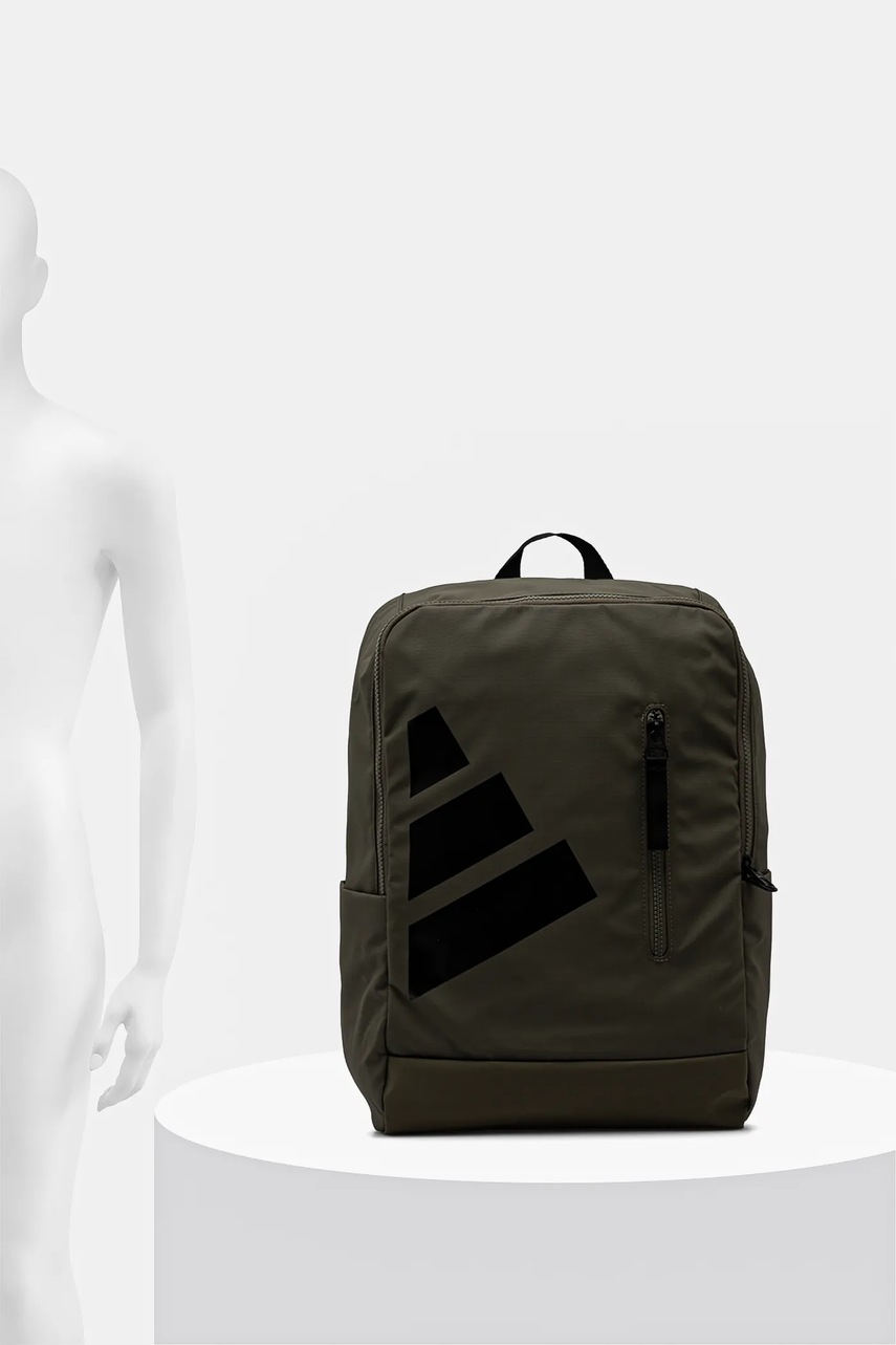 Σακίδιο πλάτης adidas CLSC BTU BOXY χρώμα: πράσινο, IS7039 φωτογραφία