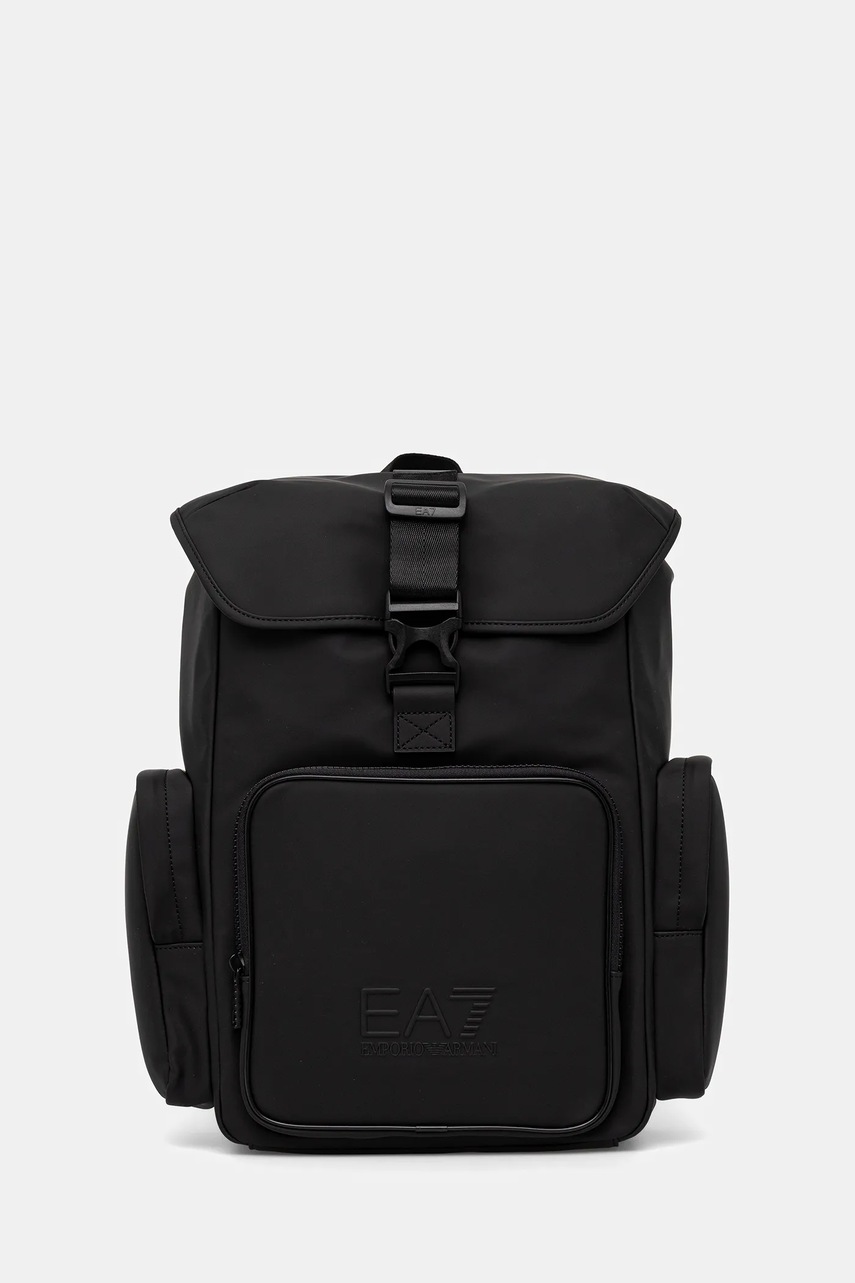 EA7 Emporio Armani rucsac culoarea negru, mare, uni, AF13811.7X000070