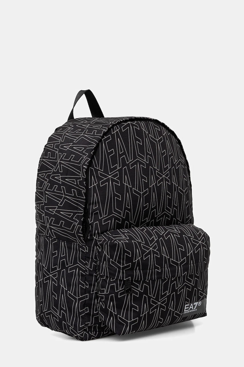 Рюкзак EA7 Emporio Armani цвет чёрный большой узор AF10465.7X000001 Рюкзак EA7 Emporio Armani цвет чёрный большой узор AF10465.7X000001