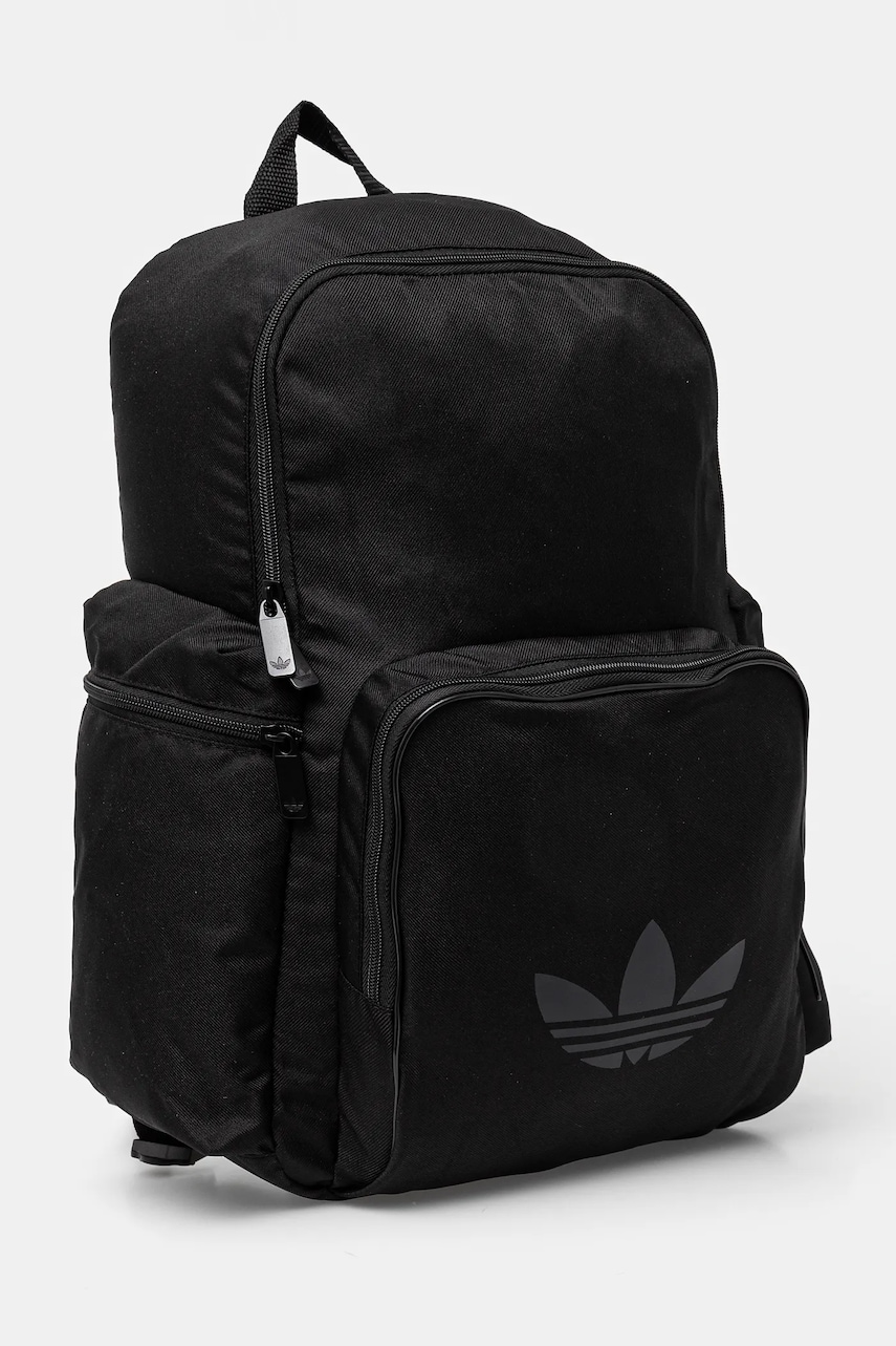 Рюкзак adidas Originals Adicolor цвет чёрный большой с принтом JD5522 Рюкзак adidas Originals Adicolor цвет чёрный большой с принтом JD5522