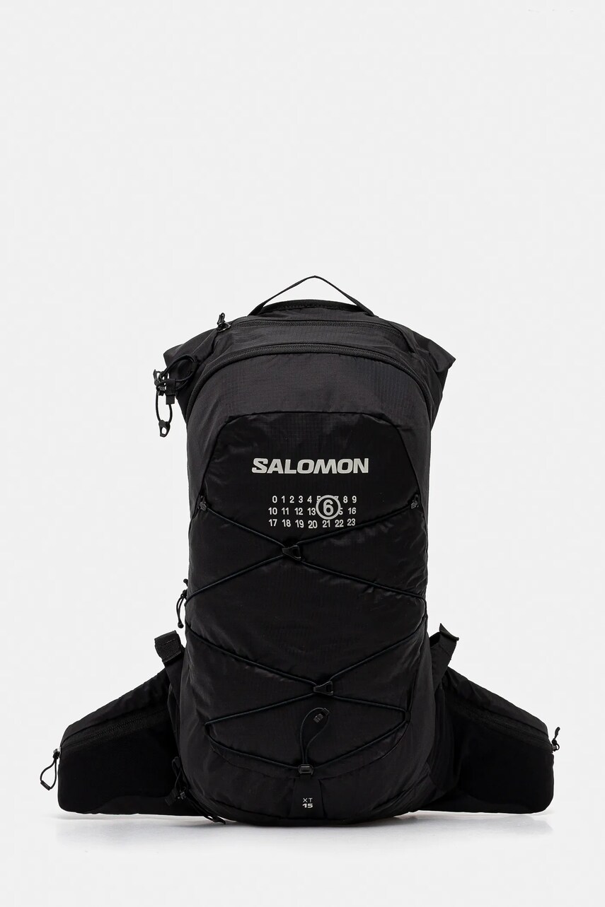 MM6 Maison Margiela rucsac culoarea negru, mare, cu imprimeu, SB6WA0003.P5782