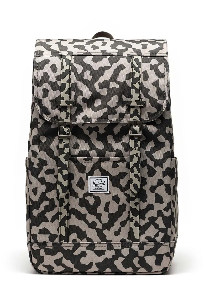 Herschel rucsac culoarea negru, mare, cu imprimeu, 11397-06622-OS