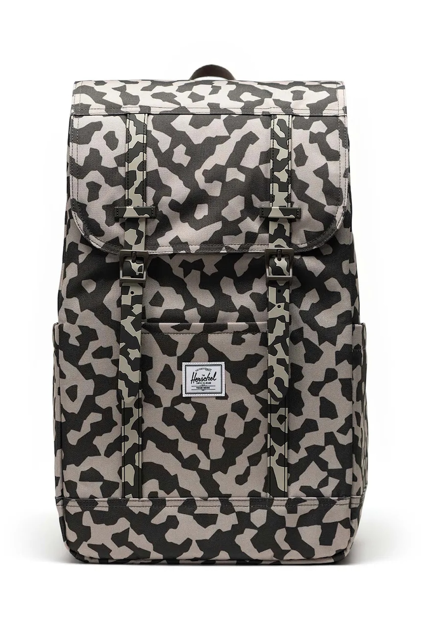 Herschel rucsac culoarea negru, mare, cu imprimeu, 11397-06622-OS