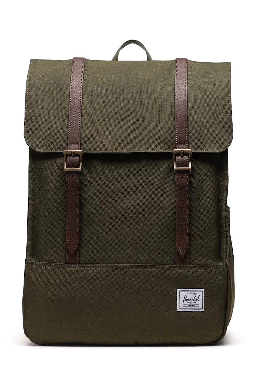 Herschel rucsac Survey™ culoarea verde, mare, uni, 11404-04281-OS