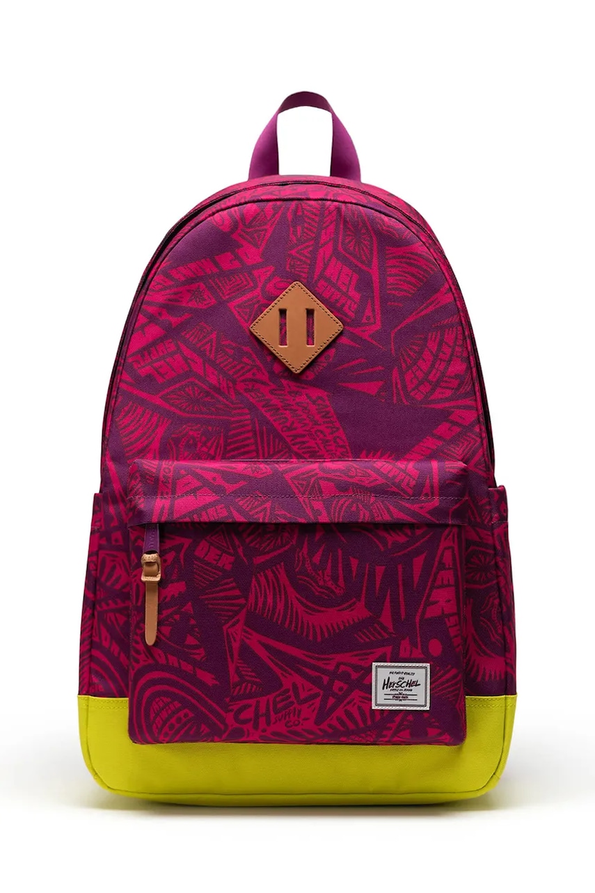 Herschel rucsac Thomas Campbell culoarea roz, mare, cu imprimeu, 11582-06781-OS Herschel rucsac Thomas Campbell culoarea roz, mare, cu imprimeu, 11582-06781-OS