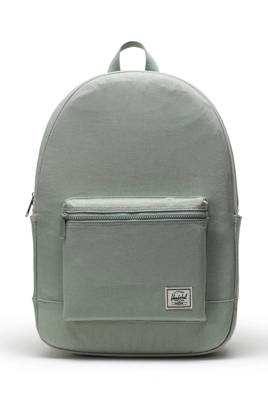 Herschel rucsac Pacific Daypack culoarea verde, mare, uni, 11458-01898-OS