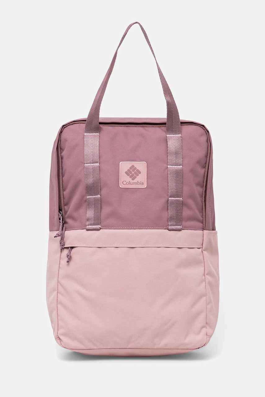 Columbia rucsac culoarea roz, mare, neted, 2094491 Columbia rucsac culoarea roz, mare, neted, 2094491