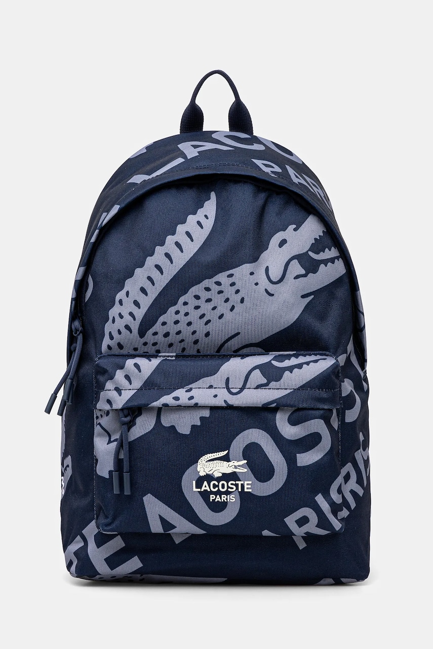 Lacoste rucsac culoarea albastru marin, mare, modelator, NU4969NZ Lacoste rucsac culoarea albastru marin, mare, modelator, NU4969NZ