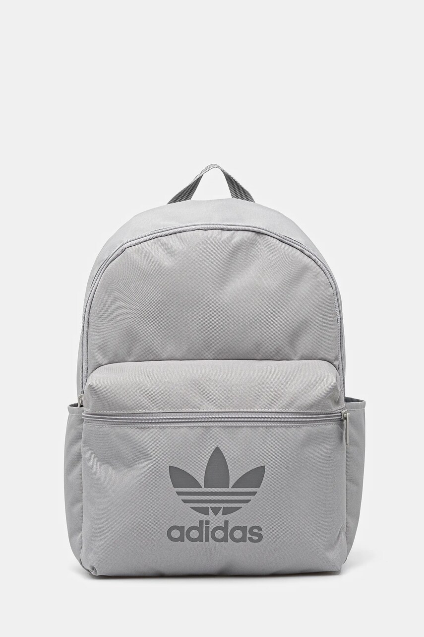 adidas Originals rucsac Adicolor culoarea gri, mare, cu imprimeu, JI9436