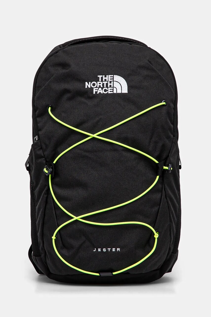 The North Face rucsac Jester culoarea negru, mare, cu imprimeu, NF0A3VXFASQ1
