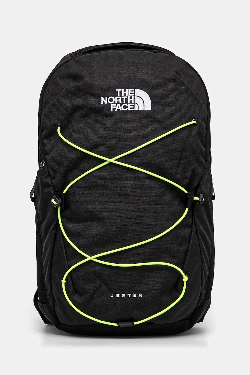 The North Face rucsac Jester culoarea negru, mare, cu imprimeu, NF0A3VXFASQ1