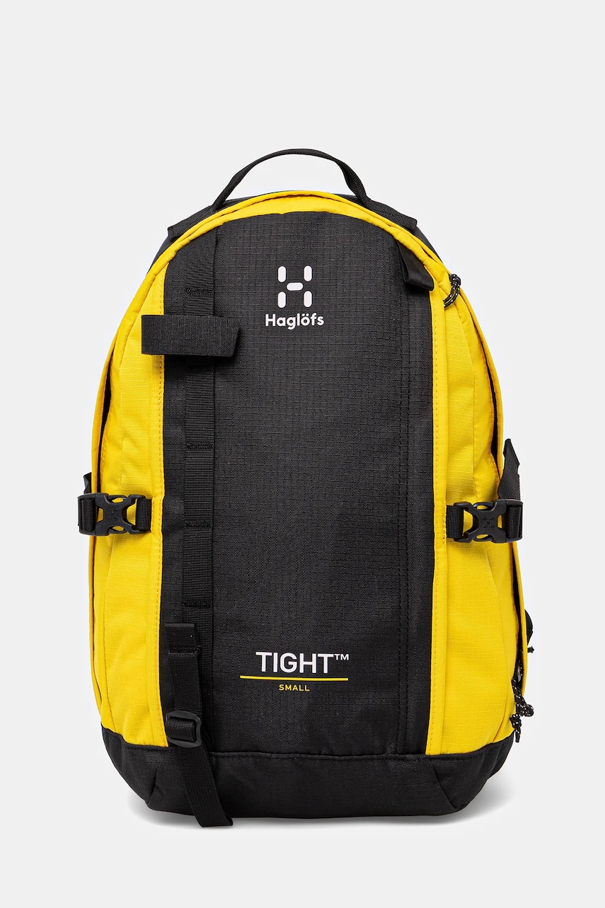 Haglöfs rucsac culoarea galben, mare, cu imprimeu, 338152