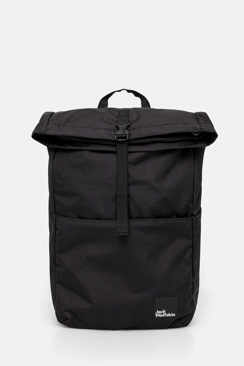 Jack Wolfskin rucsac Island culoarea negru, mare, neted, A64015