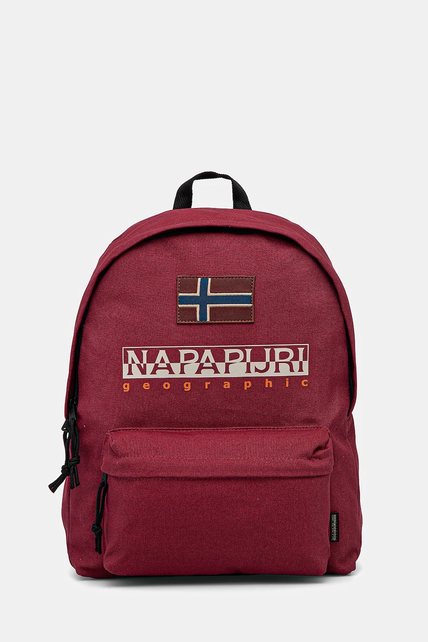 Napapijri rucsac Hering culoarea rosu, mic, cu imprimeu, NP0A4G99R1E1