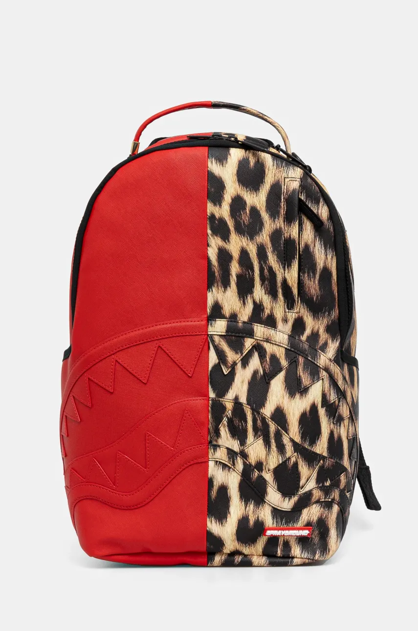 Sprayground rucsac culoarea rosu, mare, modelator, 910B6085NSZ