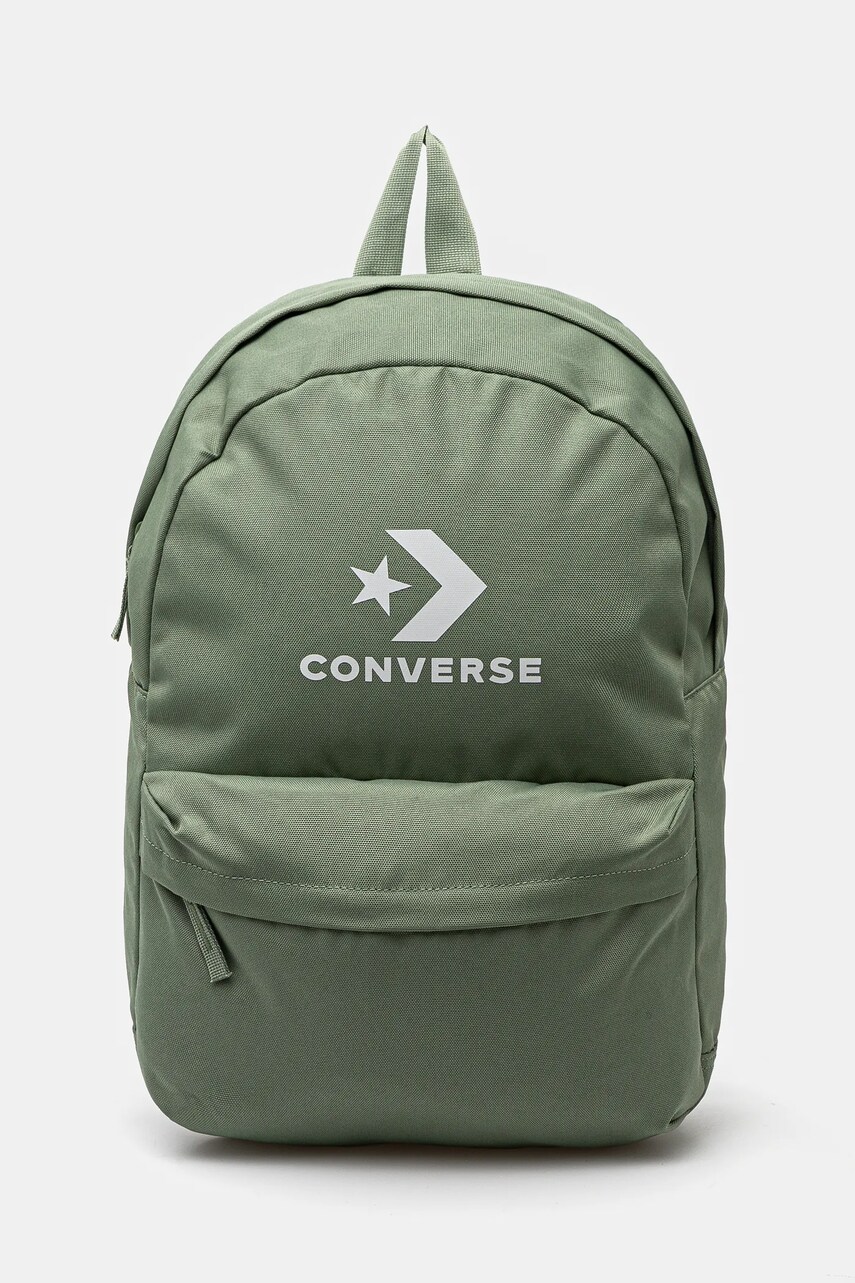 Converse rucsac culoarea verde, mare, cu imprimeu, 10025485-A18