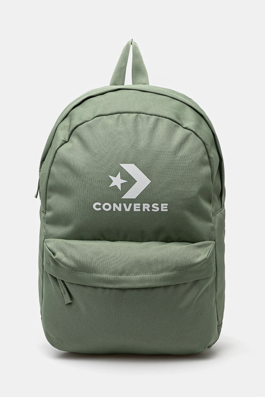 Converse rucsac culoarea verde, mare, cu imprimeu, 10025485-A18