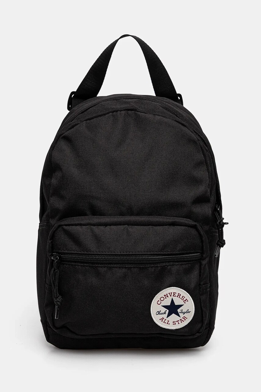 Converse rucsac culoarea negru, mic, uni, 10027677-A03