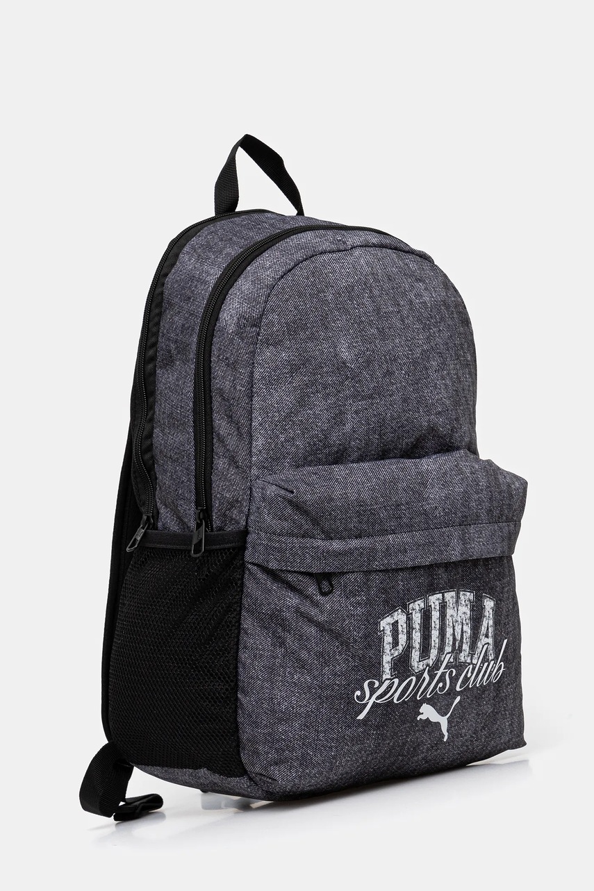 Рюкзак цвет серый большой с принтом 91178