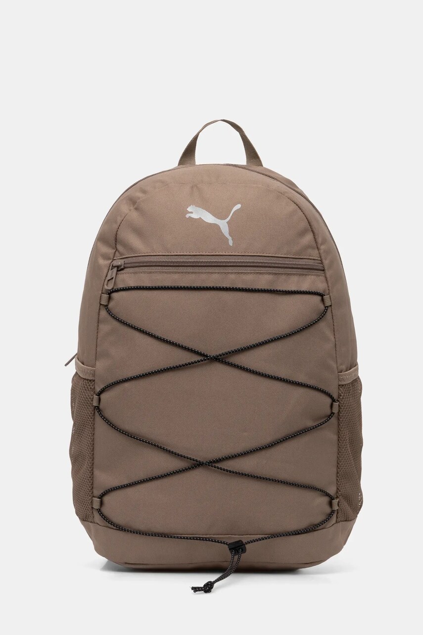 Puma rucsac culoarea maro, mare, cu imprimeu, 91181