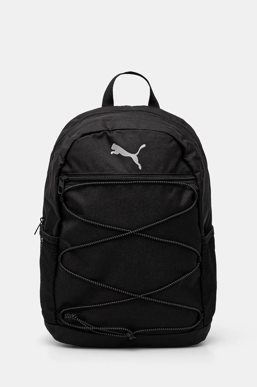 Puma rucsac culoarea negru, mare, cu imprimeu, 91181 Puma rucsac culoarea negru, mare, cu imprimeu, 91181