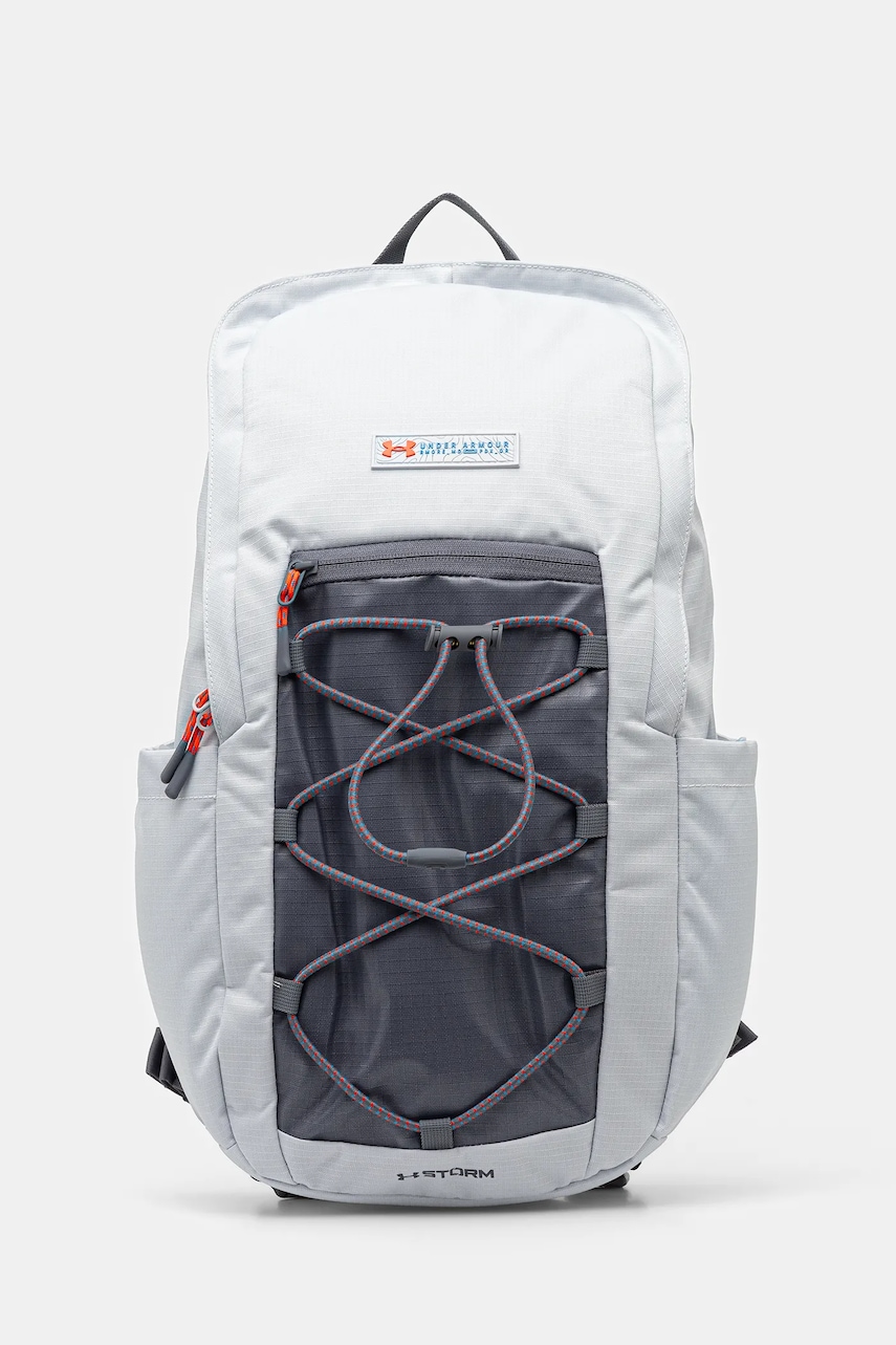 Under Armour rucsac culoarea gri, mare, uni, 1388933 Under Armour rucsac culoarea gri, mare, uni, 1388933