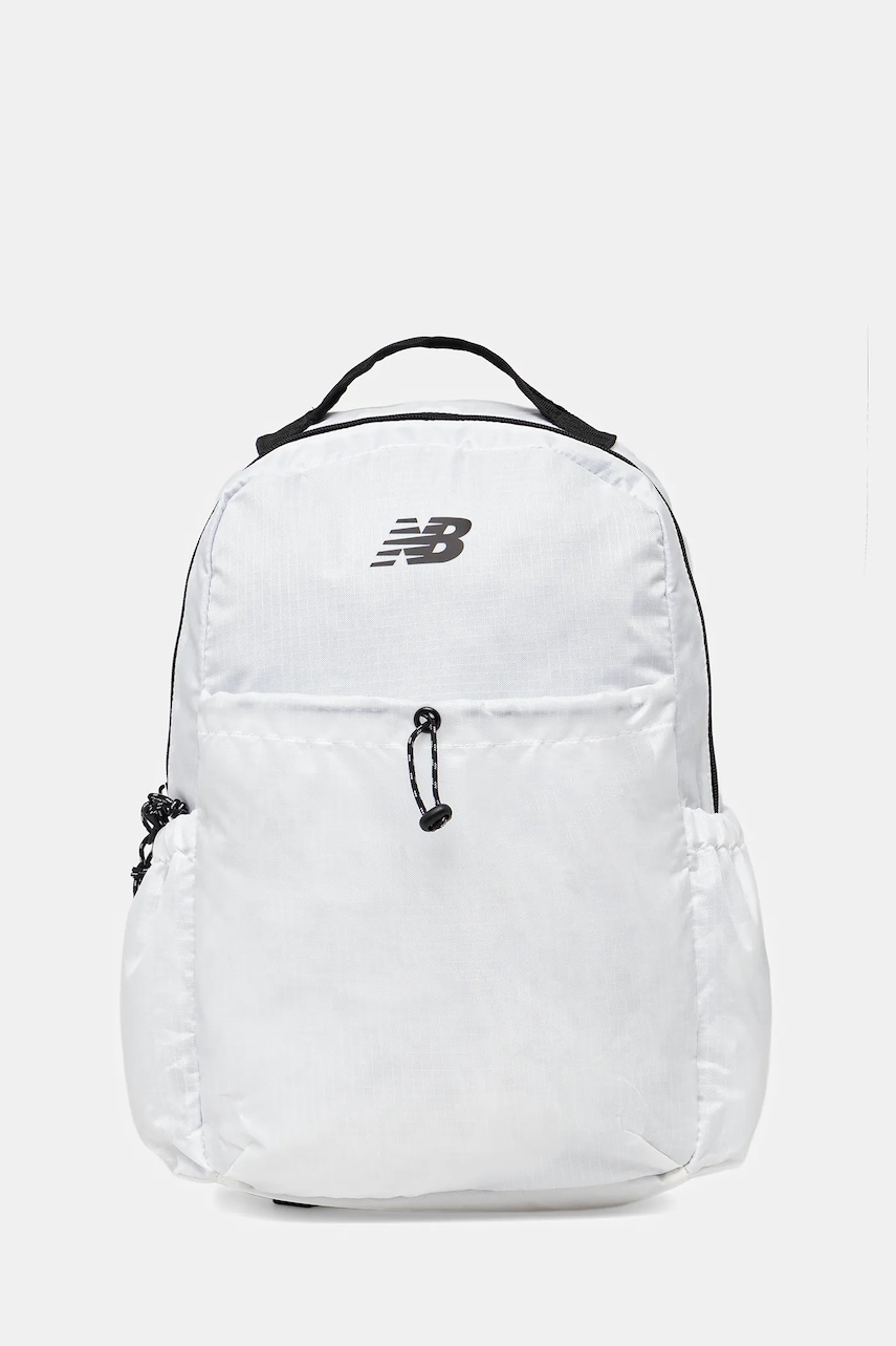 New Balance rucsac culoarea alb, mare, uni, LAB51900WT