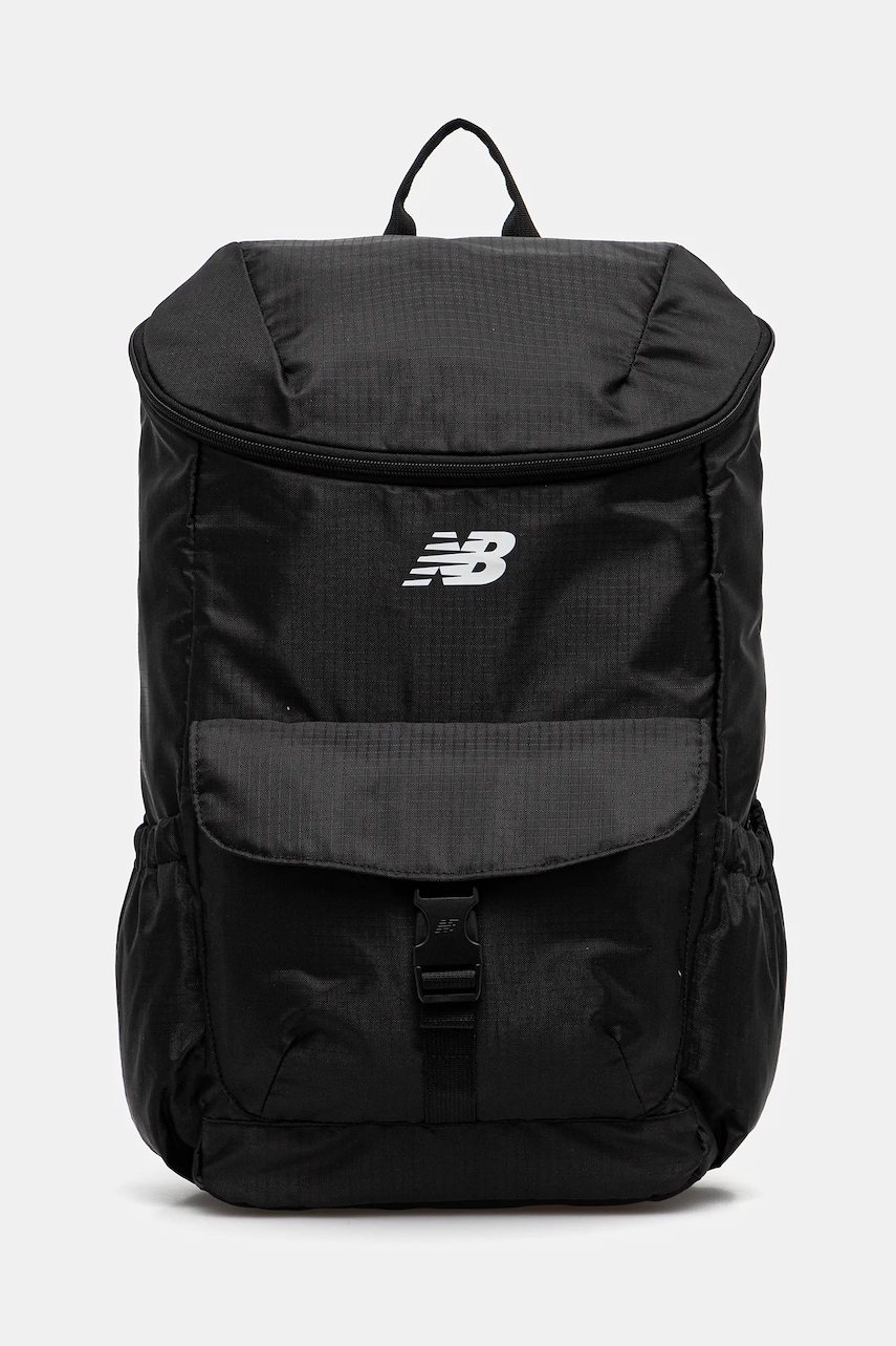 New Balance rucsac culoarea negru, mare, uni, LAB51904BK New Balance rucsac culoarea negru, mare, uni, LAB51904BK