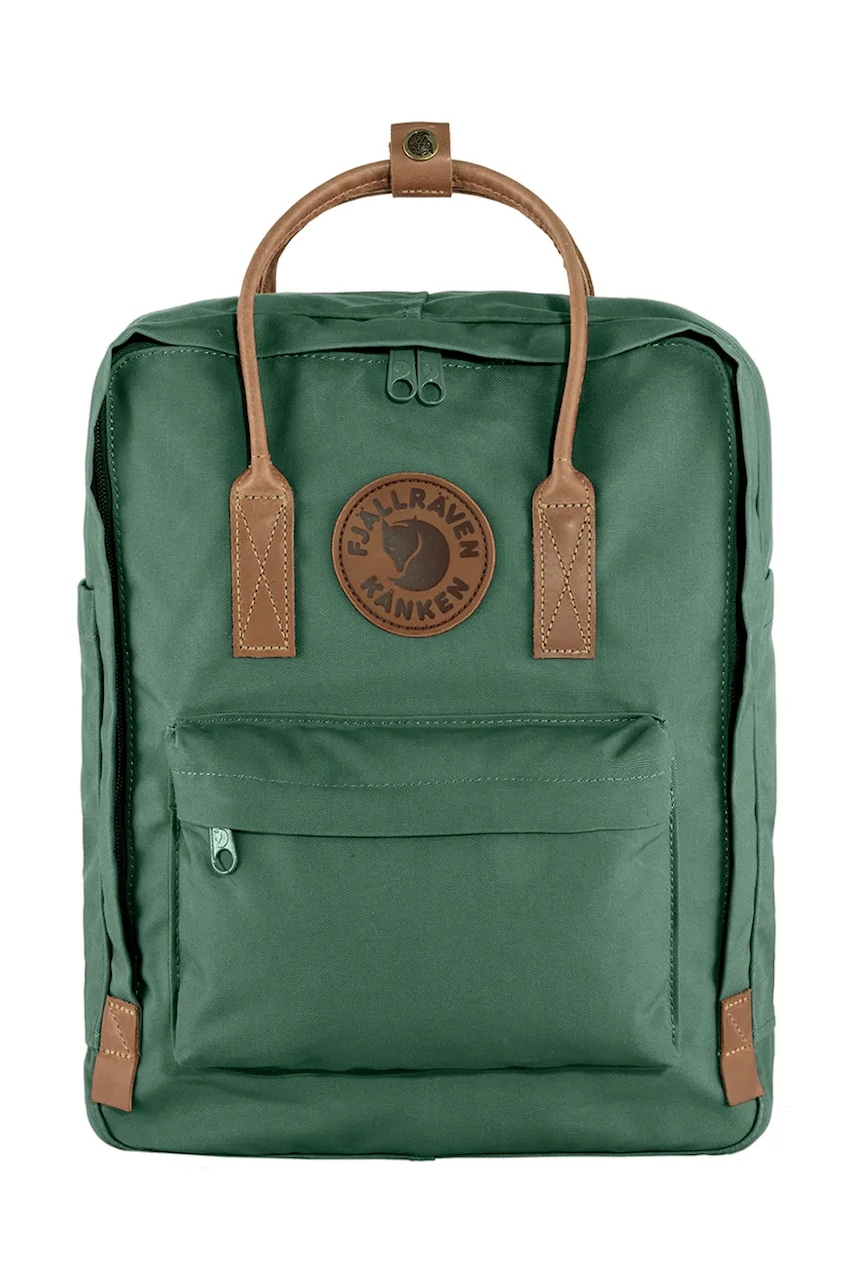 Fjallraven rucsac Kanken No. 2 culoarea verde, mare, uni, F23565 Fjallraven rucsac Kanken No. 2 culoarea verde, mare, uni, F23565