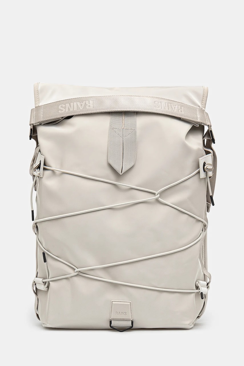 Rains rucsac Trail Cord Rolltop Backpack W3 culoarea bej, mare, uni, 14480.103 Rains rucsac Trail Cord Rolltop Backpack W3 culoarea bej, mare, uni, 14480.103
