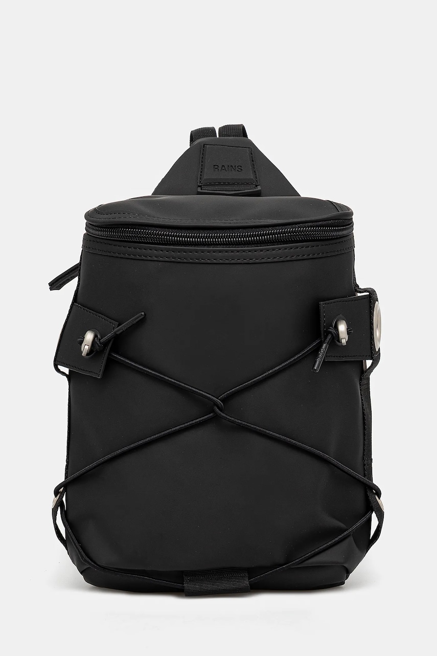 Rains borsetă Trail Cord Sling Bag W3 culoarea negru, 14690.01 Rains borsetă Trail Cord Sling Bag W3 culoarea negru, 14690.01