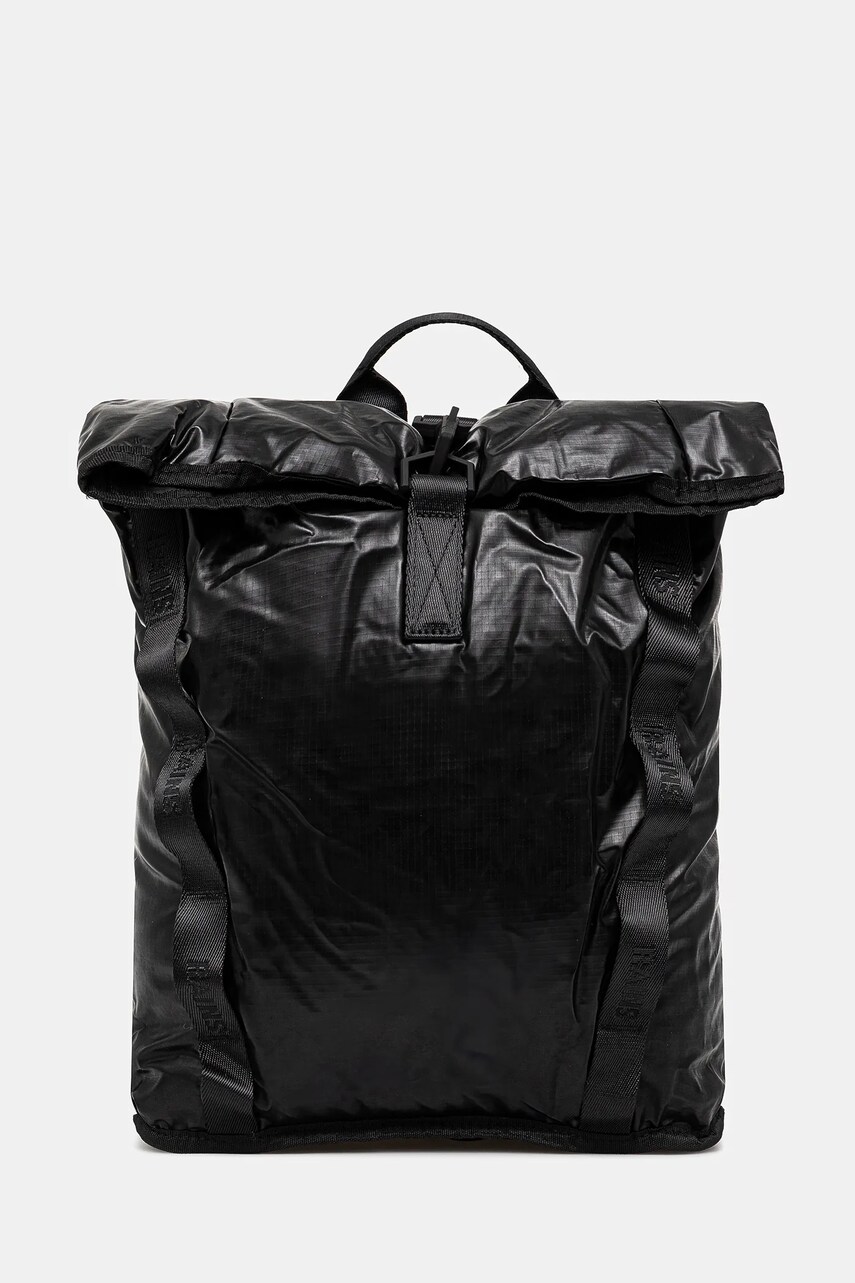 Rains rucsac Sibu Rolltop Rucksack Mini W3 culoarea negru, mare, uni, 14740.01