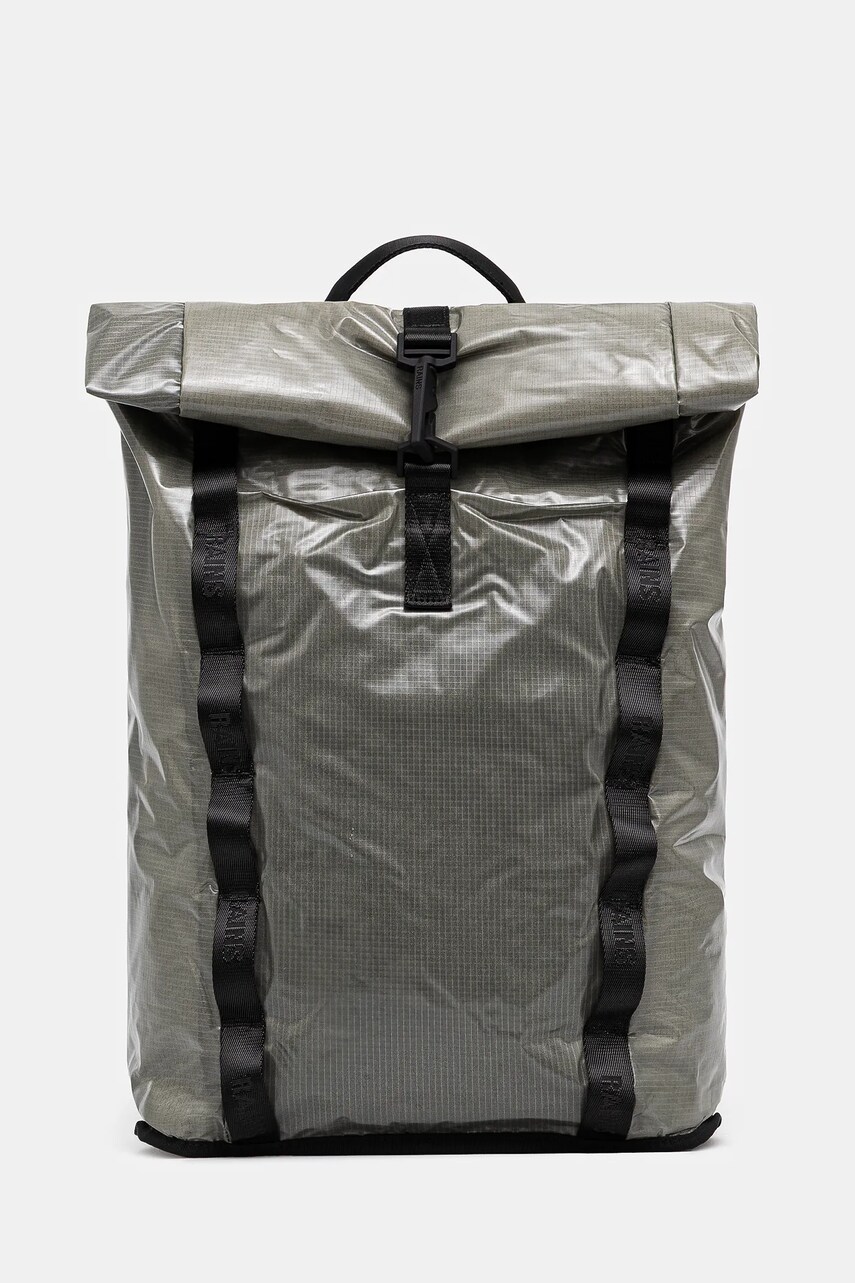 Rains rucsac Sibu Rolltop Rucksack W3 culoarea verde, mare, uni, 14770.108
