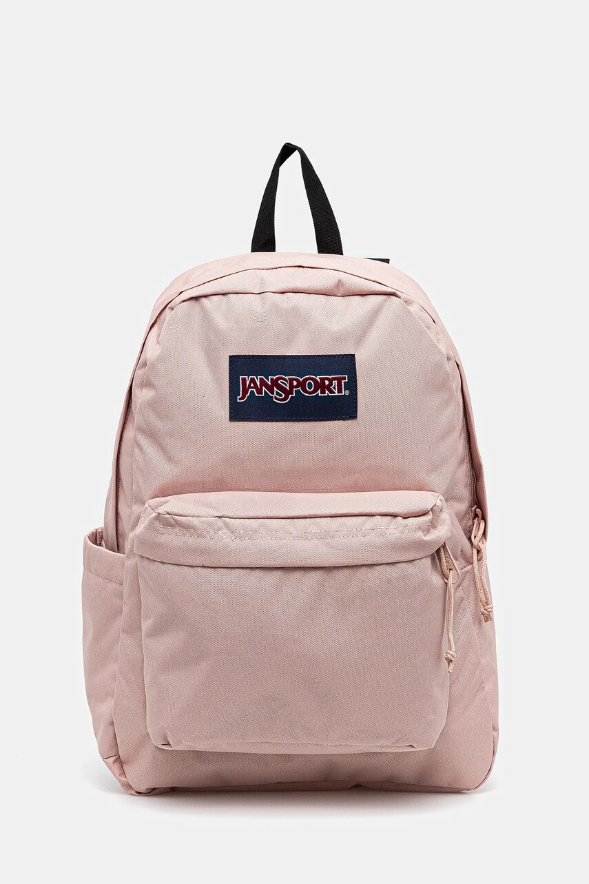 Jansport rucsac SuperBreak Plus culoarea roz, mare, uni, EK0A5BAON591