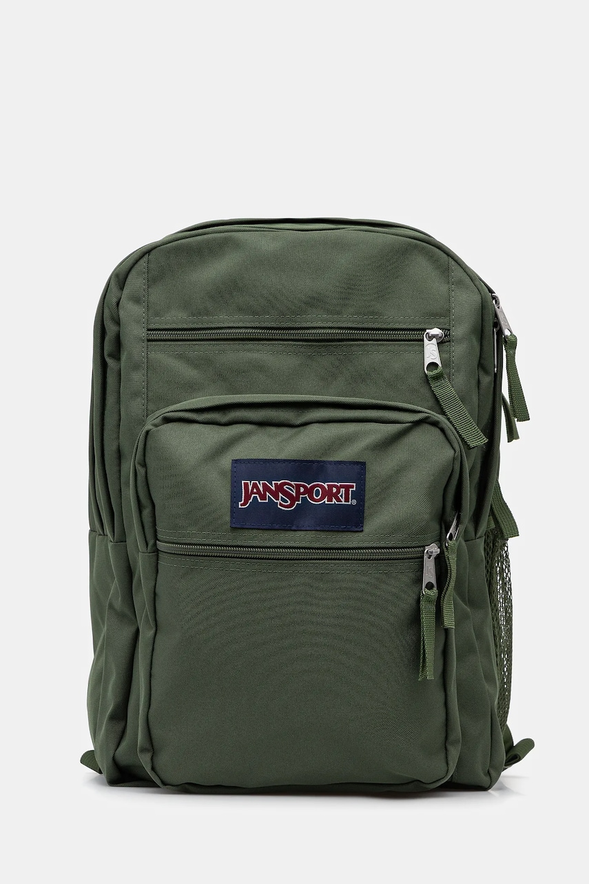 Jansport rucsac Big Student culoarea verde, mare, uni, EK0A5BAH2T31 Jansport rucsac Big Student culoarea verde, mare, uni, EK0A5BAH2T31