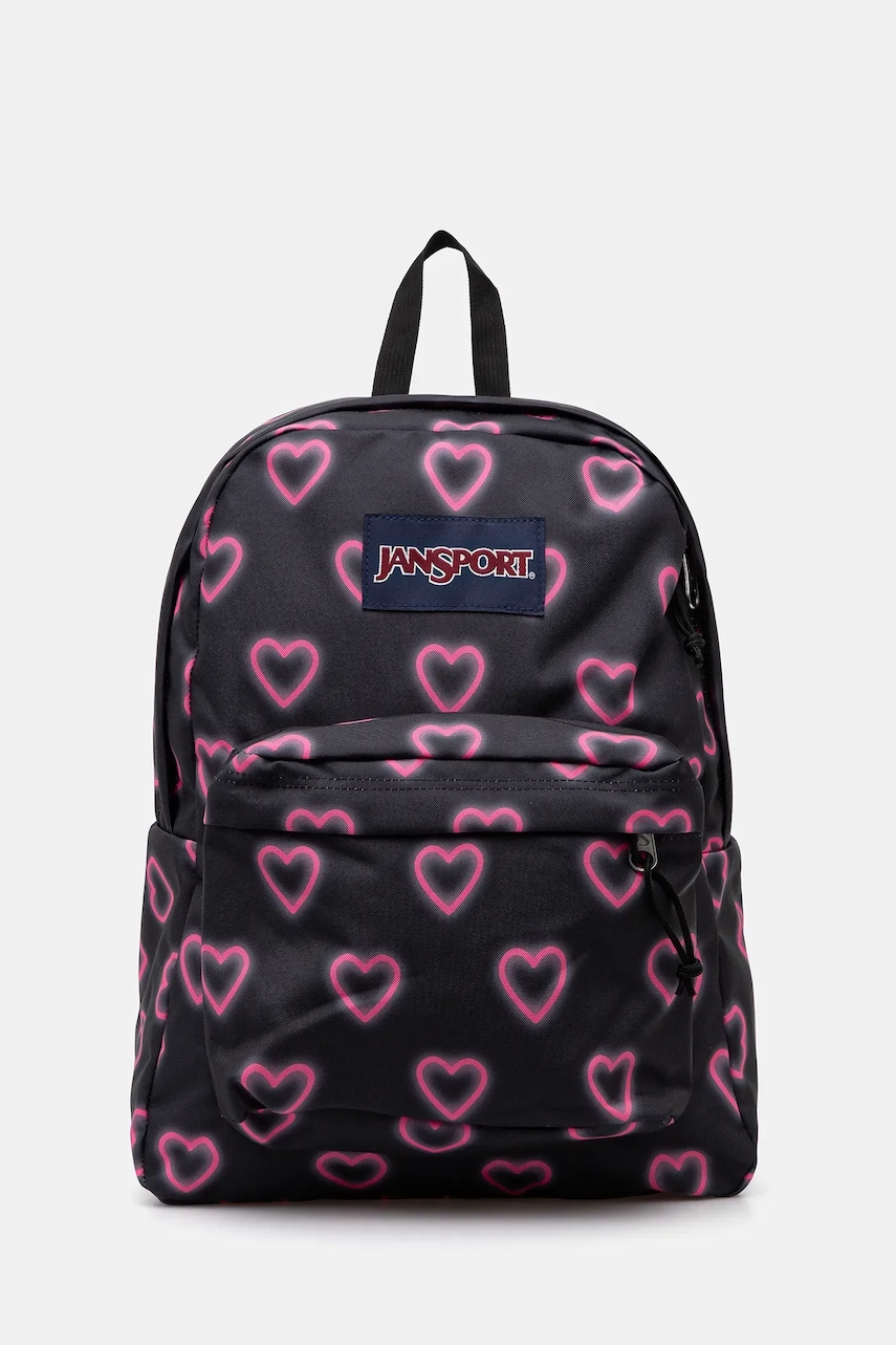 Jansport rucsac SuperBreak One culoarea negru, mare, cu imprimeu, EK0A5BAG8O01 Jansport rucsac SuperBreak One culoarea negru, mare, cu imprimeu, EK0A5BAG8O01