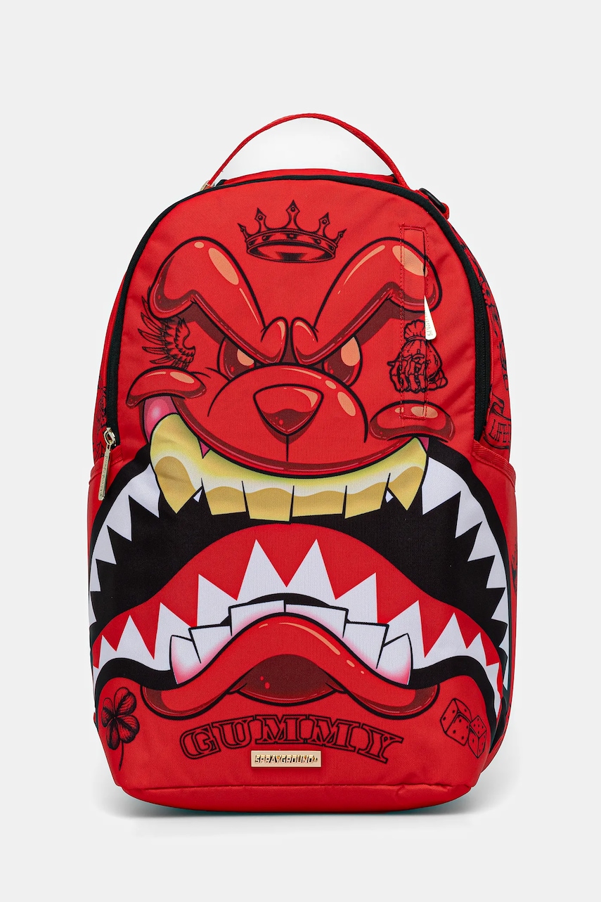 Sprayground rucsac culoarea rosu, mare, modelator, 910B7306NSZ