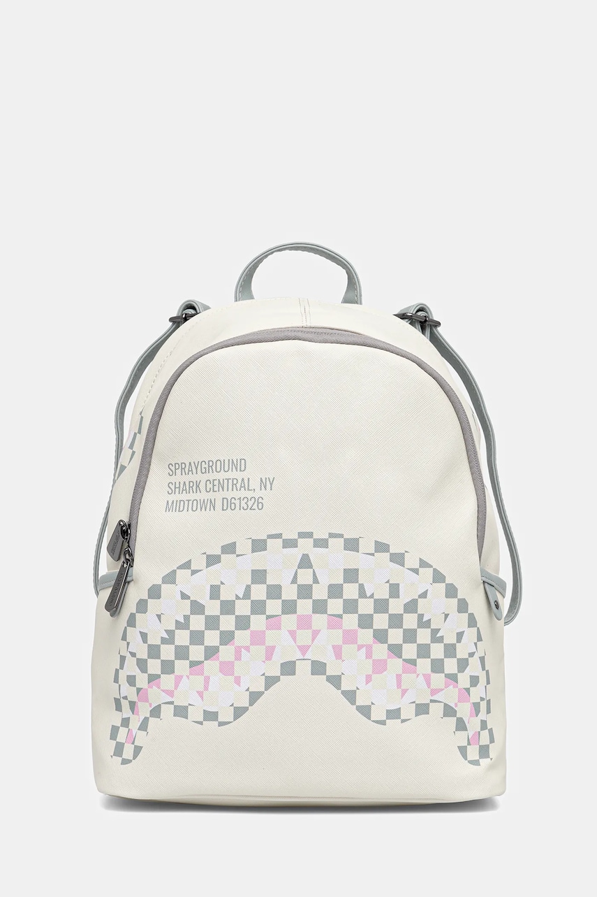 Sprayground rucsac culoarea bej, mare, cu imprimeu, 910B7486NSZ