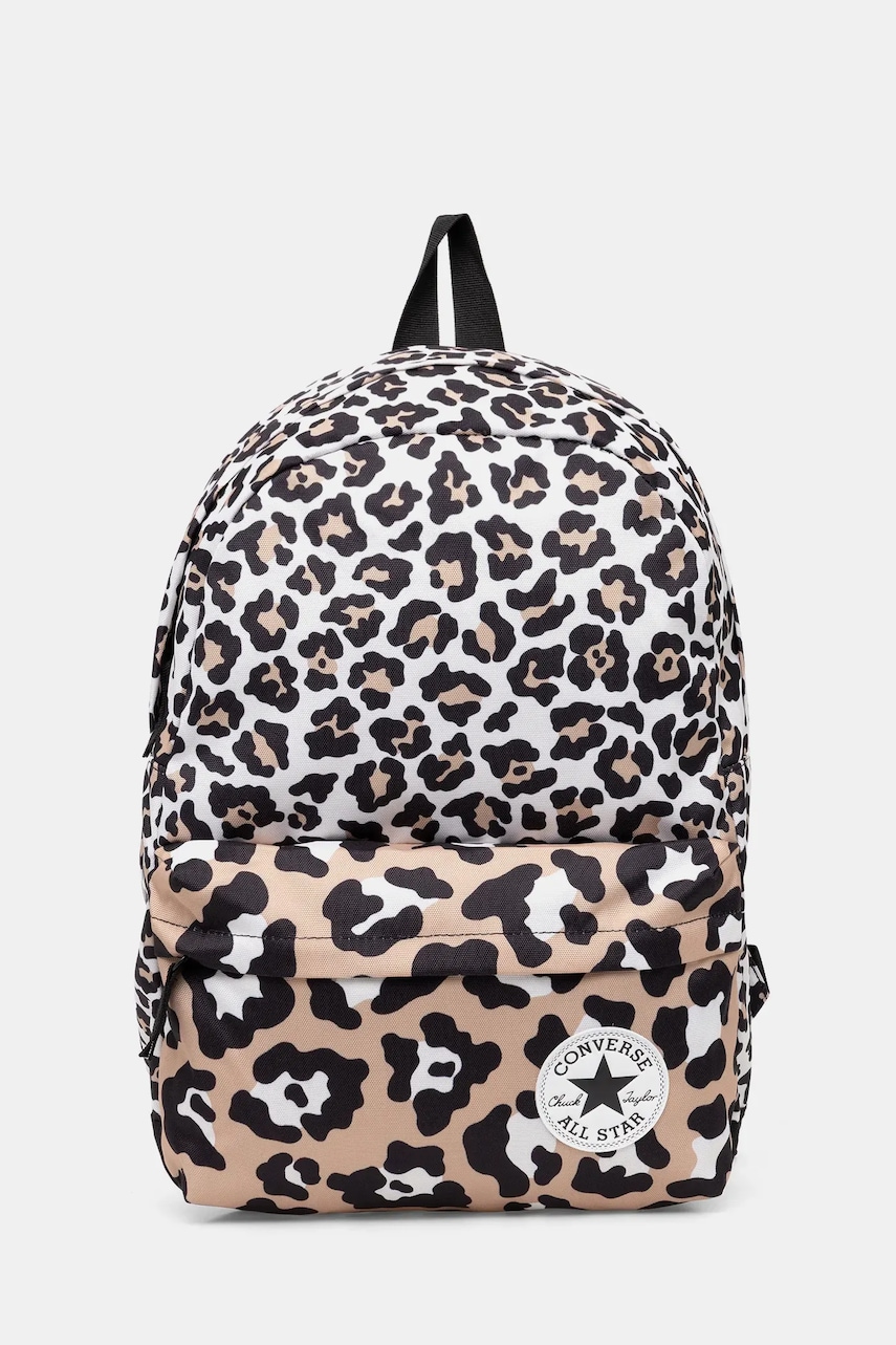 Converse rucsac culoarea bej, mare, cu imprimeu, 10028327-A01