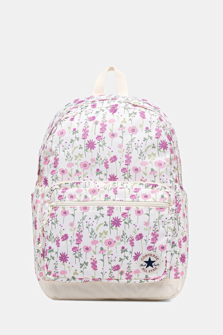 Converse rucsac culoarea bej, mare, cu imprimeu, 10028323-A01