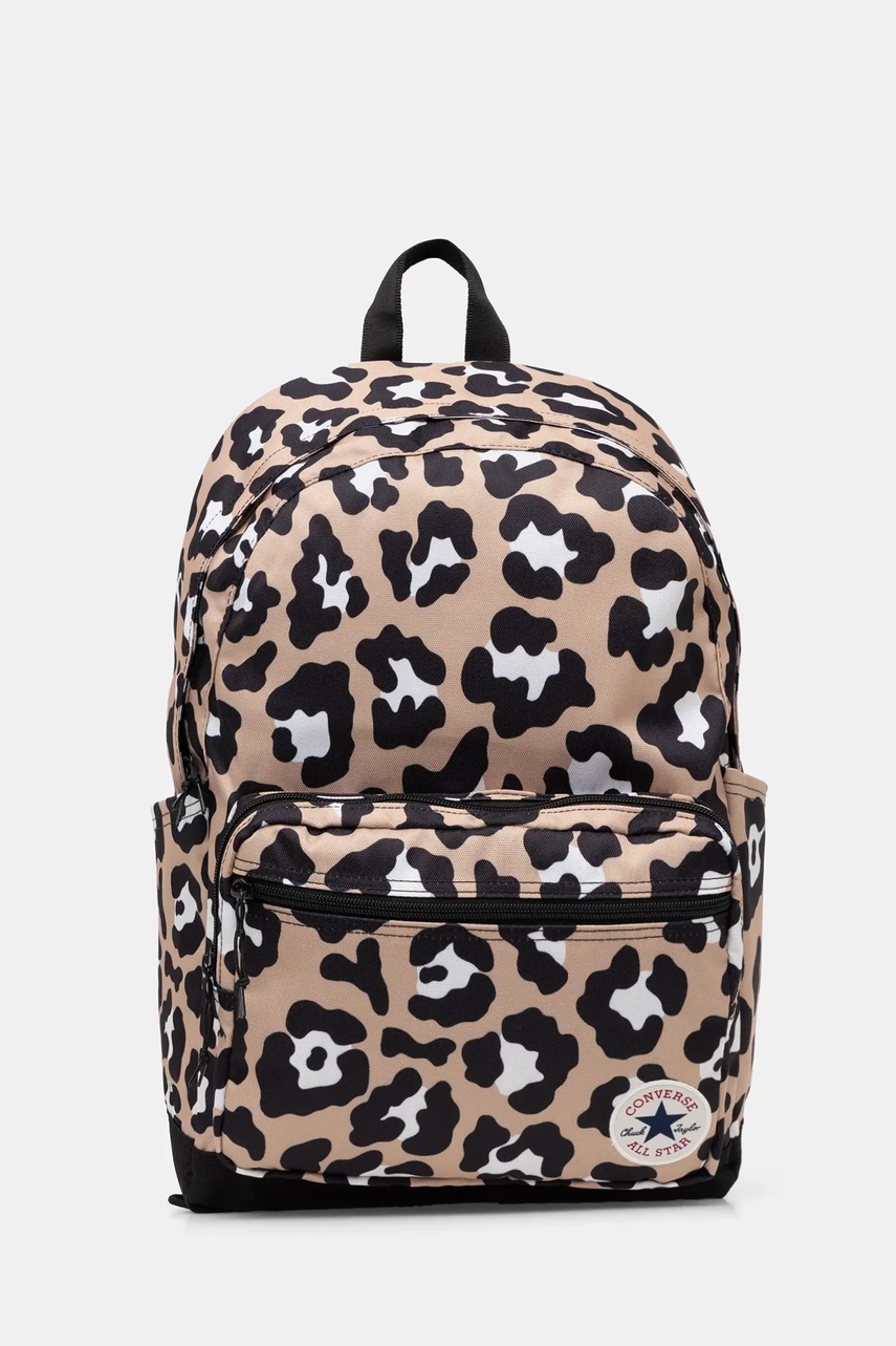 Converse rucsac culoarea bej, mare, cu imprimeu, 10028743-A01