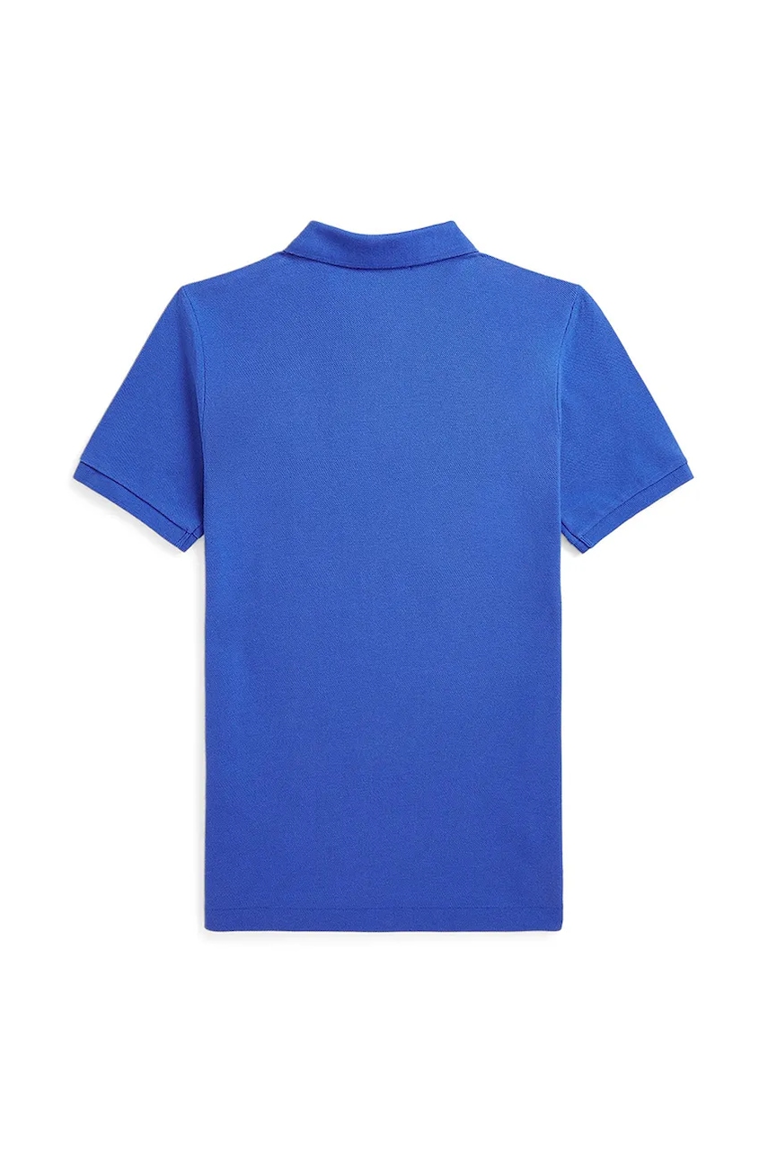 Детское хлопковое поло Polo Ralph Lauren однотонное 323952585002 Детское хлопковое поло Polo Ralph Lauren однотонное 323952585002